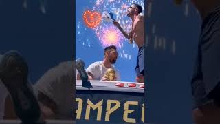 Increible Festejo de Messi