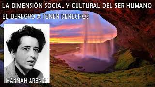 La dimensión social y cultural del ser humano