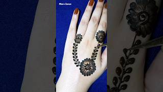 cottonbud henna design no.18 | simple mehndi design #mehndi #mehndidesigns #henna