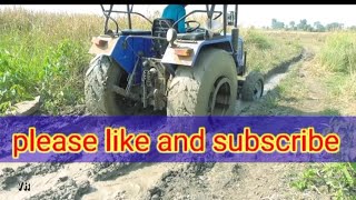 (My) #Sonalika+ 60 Rx# Tractor and Bajaj #CT (100) stuck! in Mud° at \\Same Place/