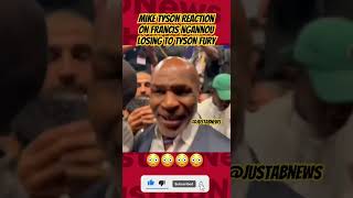 Mike Tyson Reaction on Francis Ngannou Losing to Tyson Fury‼️🥊😳