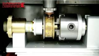 Laser Cutting Machine with Rotary Jig for Cutting 2mm Bracelets