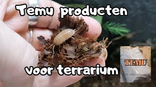 Temu producten ISOPOD terrarium inrichten   (Zoo-cember #10)