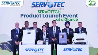 Glimpse of Servotech's New Solar Product launch Event at The Lalit 2024