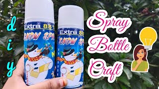 Spray Bottle Craft | Diy Crafts | Brush Holder | Bottle Art