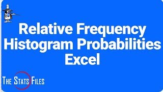 2.1.45 Part 2 Probability Inferences from Relative Frequency Histogram using Excel