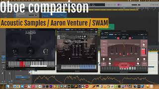 Oboe comparison: Acoustic Samples / Aaron Venture / SWAM