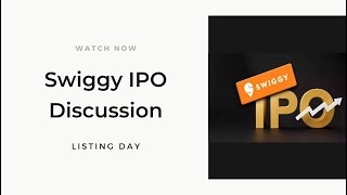 Swiggy IPO Listing day and chart in Tamil #sharemarket #tamilinvestor #nifty50 #swiggy