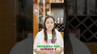 Remedies For Number 2 I Number 2 | Moon | Numerology | Mamta Dubey | #shortsfeed