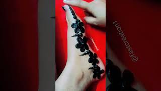 Amazing reverse leg mehndi।।beautiful foot mehndi design।।easy leg mehndi design।।latest mehndi