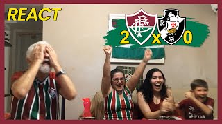 FAMÍLIA TRICOLOR REAGE À 2 FLUMINENSE X 0 VASCO - CAMPEONATO CARIOCA 2023