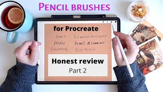 Best pencil  brushes for procreate - Honest review Part 2.