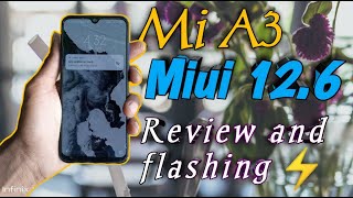 Xiaomi mi a3 miui 12.6 latest update | Mi a3 miui 12.6 Review and flashing