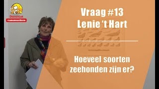 Vraag #13 DierenLot - Lenie 't Hart - Soorten zeehonden