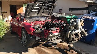 Rx7 FD BUILD/ (Part V) Removing Engine