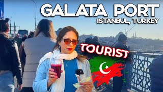 GALATA PORT | One Day as a PAKISTANI Tourist in Istanbul 🇹🇷..