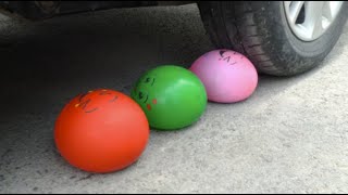 EXPERIMENTAL TEST | Car vs Water ballons