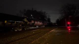 CSX 11 CW44AC leads CSX M403 through Piscataway