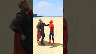 GTA V: Spiderman Vs Thor 😎Who is 🤑More Richer 💸in Gta 5 #shorts #gaming #bumbleb