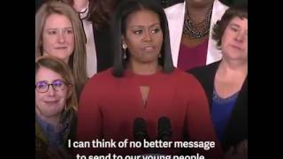 2017 First Lady Michele Obama Last Speach