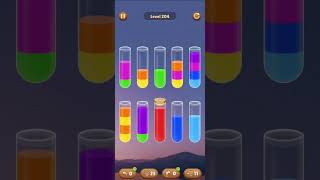 sort water color puzzle gameplay full game's video#level#levelcrossing 204#hallmarknewupdate#puzzle