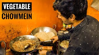 Veg Chowmein Street Food | Kolkata Street Food | Veg Chow Mein Recipe | Indian Street Food