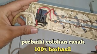 Cara perbaiki colokan yang rusak 100% berhasil