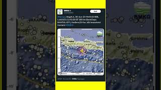 Gempa Bumi Bantul, Mag: 6.4 30-06-2023, jam 19.57 Wib