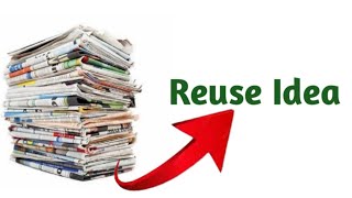 NEWS PAPER CRAFT! || REUSE IDEA || BEST OUT WASTE