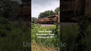 Union Pacific 7407 Pushing Rear of NS 101 #huntsvillealabama @CameraBryan #locotrol #dpu #dp #train