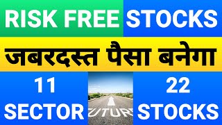 Risk Free Stocks to Buy in 2022 | Sector Wise Best Stocks | Stock Market School | SMS