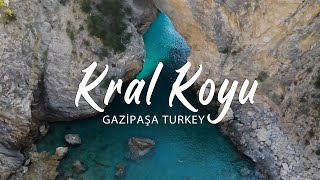 Delik Deniz Kral Koyu ve Antiocheia Ad Cragum - Gazipaşa Antalya / Türkiye - Drone Görüntüleri