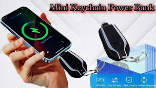 Mini Keychain Emergency Power Bank । Portable Keychain Powerbank । #powerbank  #gadgets #amazon