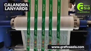 ¡Lleva tus lanyards al siguiente nivel con nuestras calandras especializadas!