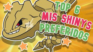 ⭐¡¡TOP 6 MIS pokémon SHINYS PREFERIDOS de la lista atrapados en los videojuegos (DE FORMA LEGAL)⭐