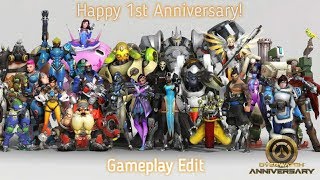 Happy 1st Anniversary, Overwatch! | Gameplay Edit