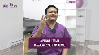 3 PUNCA UTAMA SAKIT PINGGANG