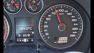 AUDI A3 SB 2.0 TDI drives 500.000 km.