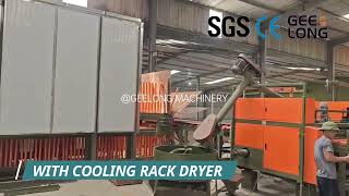 Geelong-High efficiency automatic plywood putty machinery, equipped with cooling rack dryer room