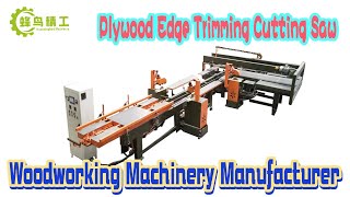 Plywood Double Sizer Dd Saw Edge Trimming Saw Machine for Plywood Edge Cutting Saw Machine