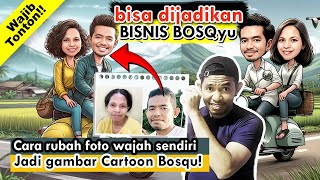 CARA BUAT GAMBAR KARTUN PAKAI WAJAH SENDIRI - IDE BISNIS OMSET GEDE