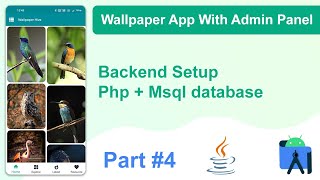 How To Create Android Wallpaper App With Admin Panel | Wallpaper App | Php + Mysql | Part - 4