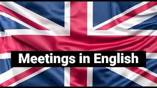 Meetings in English, online kurs