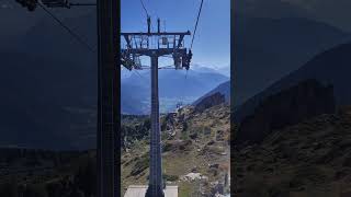 Cable car ride from Aletsch Glacier, Switzerland