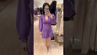 Sandro 2023 new collection purple dress. #clothes #dress #fashion #beautifulclothes #sandro #purple