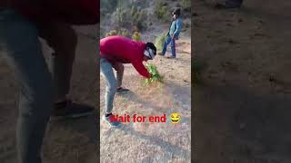 bechare ghar mai kam nhi krte or jangalo mai jhadu lga rahe the maine video bna di 🤣🤣🤣