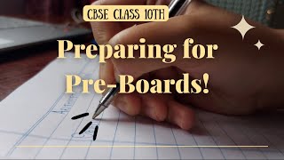 Study Vlog📎⌨ || preparing for preboards!📖📚 | Cbse 10th