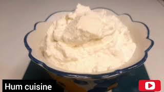 Easy Cream Cheese Recipe |  Homemade Cream Cheese