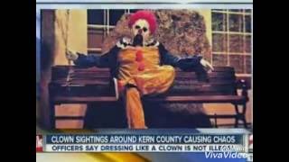 CREEPY CLOWNS At least 28 states have reported creepy, threatening clown