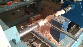 CNC wood lathe